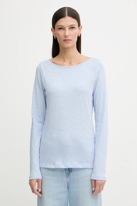 Marc O'Polo longsleeve bawełniany kolor niebieski 600226152199