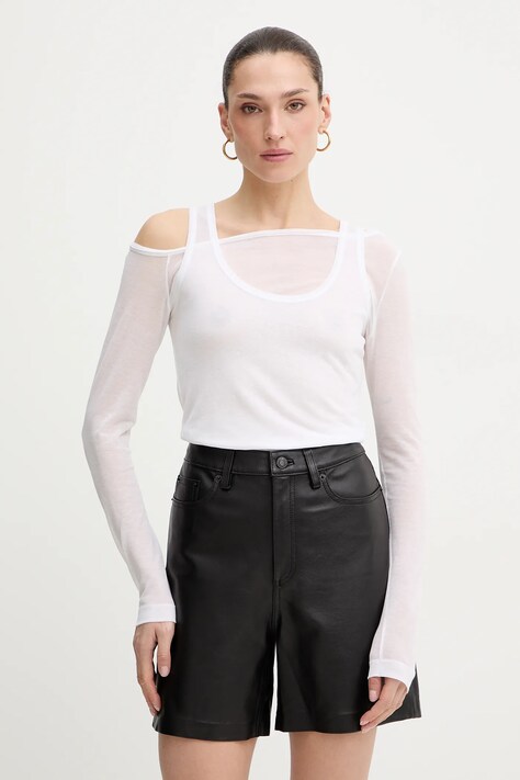 Pinko longsleeve kolor biały 106456 A2CL