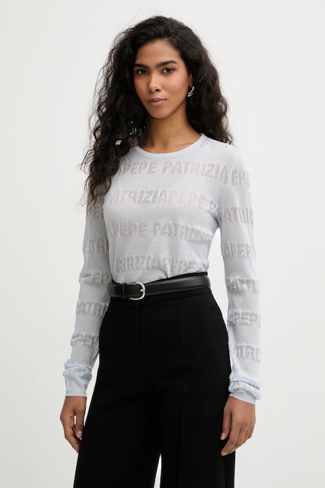 Svetr Patrizia Pepe dámský, modrá barva, 8K0354 K303