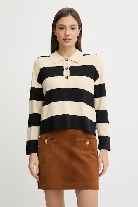 Pedro del Hierro sweter damskie kolor czarny 3513301