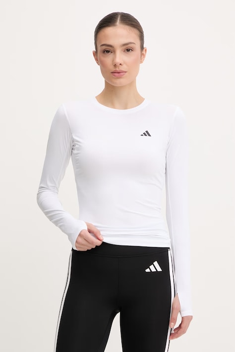 adidas Performance longsleeve treningowy kolor biały KD2211
