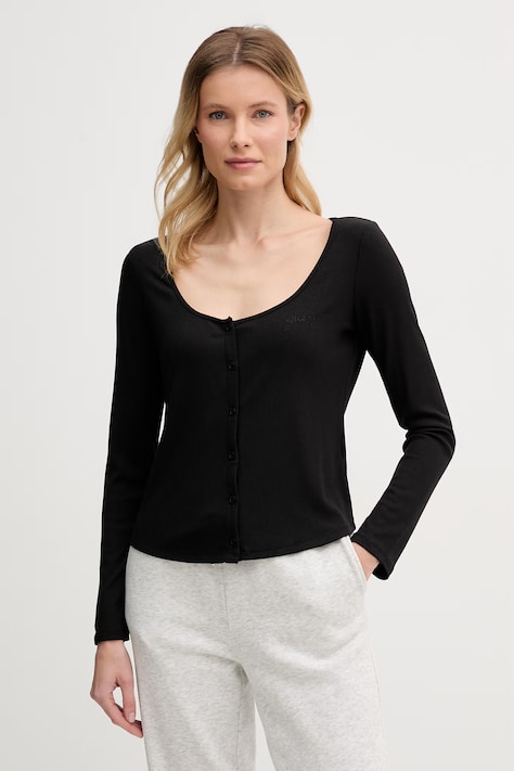 Guess longsleeve damskie LIA czarny O5GP01 KCQ72