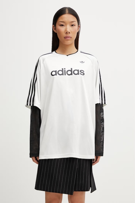 adidas Originals tričko s dlouhým rukávem dámské bílé KC8140