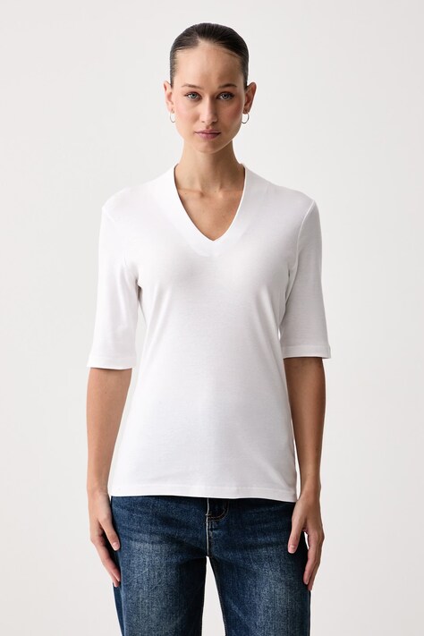 United Colors of Benetton T-shirt damski bawełniany biały 3GA8D400U