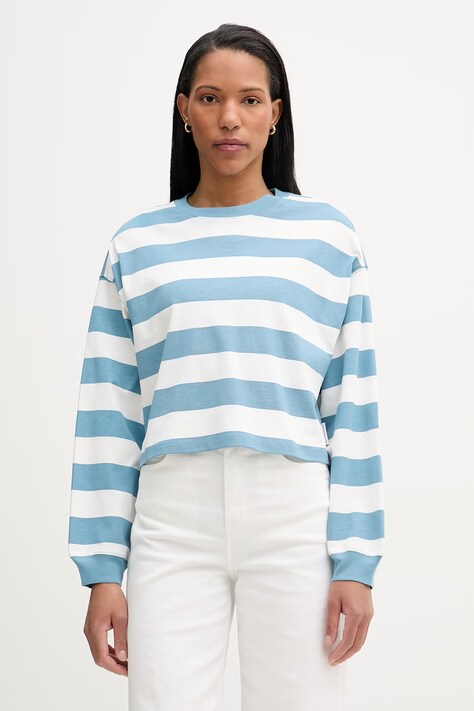 Marc O'Polo longsleeve damski bawełniany niebieski 5000008218