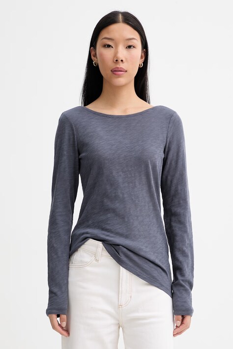 Marc O'Polo longsleeve damski bawełniany granatowy 5000013285