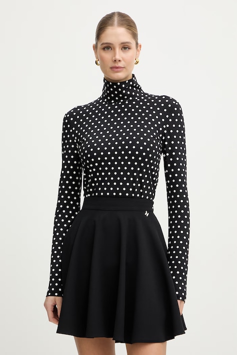 Блуза MAX&Co. MCOFUGGITO дамска в черно с десен 2616931011200