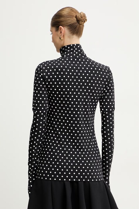 MAX&Co. bluzka MCOFUGGITO damska kolor czarny wzorzysta 2616931011200