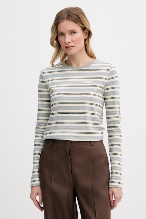 Max&Co. longsleeve damski bawełniany MCOMEDUSA szary 2616971013200