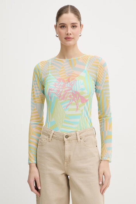 Never Fully Dressed bluzka damska niebieska NFDTO2090