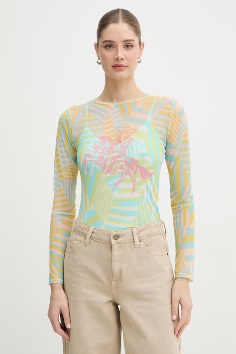 Never Fully Dressed bluzka damska niebieska NFDTO2090