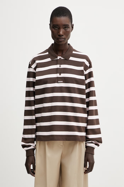 WRSTBHVR longsleeve Women's cotton Seth brown W6026TT.3491