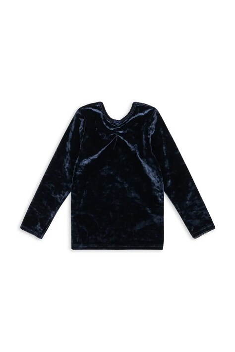 Konges Sløjd longsleeve dziecięcy CARLITO BLOUSE GRS kolor granatowy KS104244