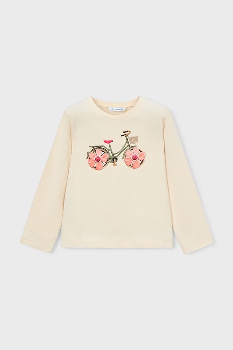 Παιδικό μακρυμάνικο Mayoral χρώμα: μπεζ, 3019