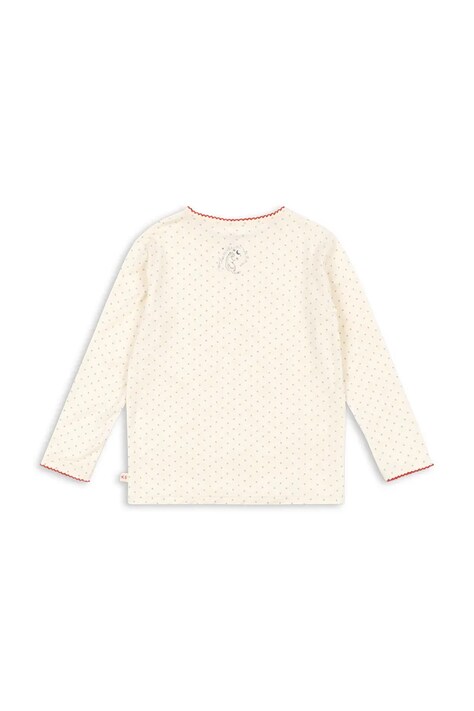 Дитячий лонгслів Konges Sløjd MIMMI MODAL BLOUSE — SS26-BUG00O, бежевий — фото 2