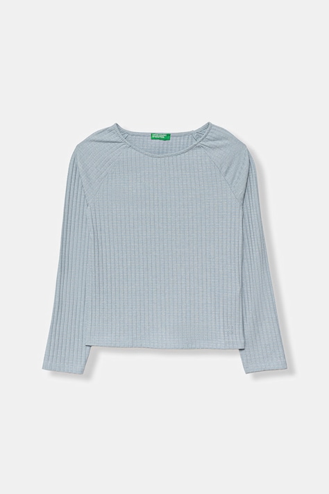 United Colors of Benetton μακρυμάνικο Παιδικό με βαμβάκι μπλε 3V10C10SC