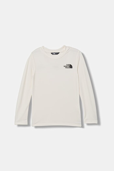 The North Face longsleeve dziecięcy TEEN 24/7 LS TEE beżowy NF0A8EB8QLI1