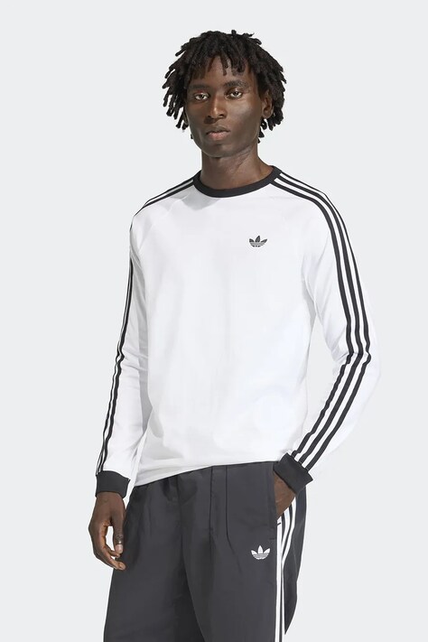 adidas Originals Μακρυμάνικο ανδρικό βαμβακερό λευκό KE3545