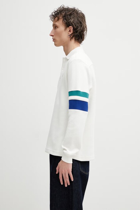 Fred Perry светр чоловічий бавовняний — SS26-BUM033, білий — фото 2