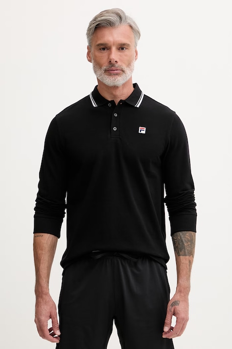 Fila longsleeve męski BIELLA czarny FAM1096