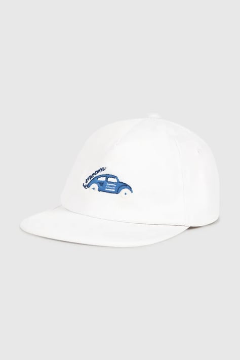 Detská bavlnená šiltovka Mayoral biela farba, 10148