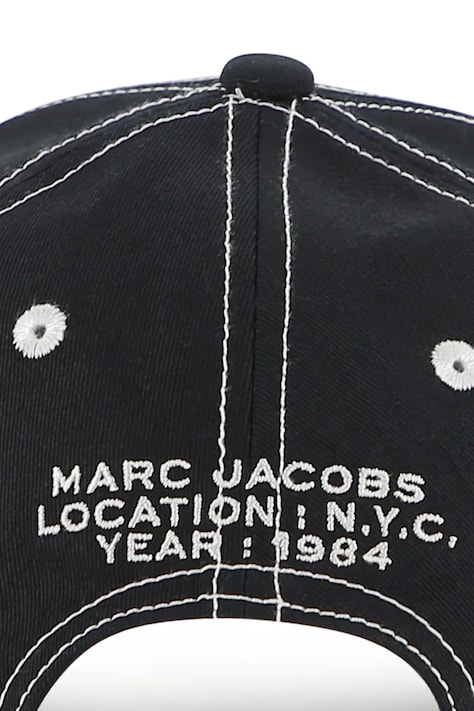 Дитяча бавовняна кепка Marc Jacobs — фото 5
