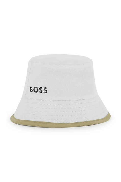Παιδικό αναστρέψιμο καπέλο BOSS χρώμα: πράσινο, J53140