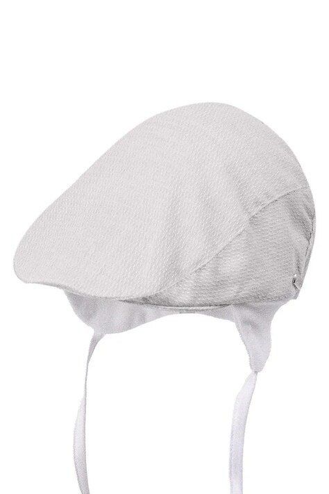 Jamiks kaszkiet niemowlęcy bawełniany BJORG szary JLI077