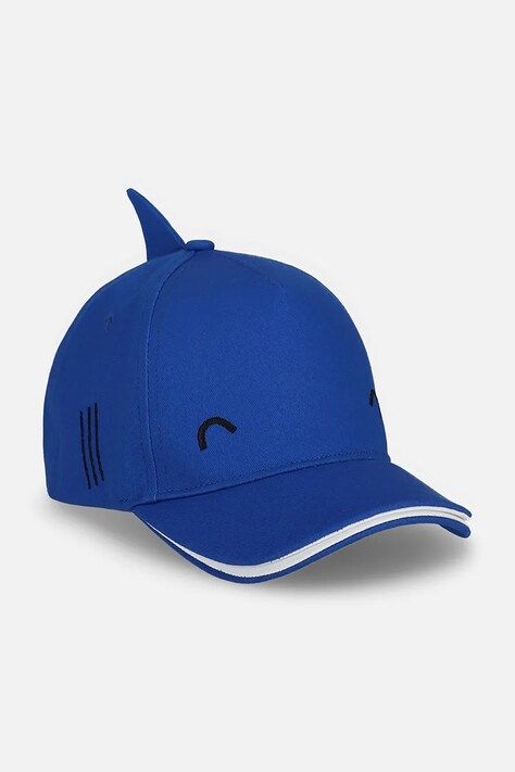 Coccodrillo Čiapka so šiltom detská bavlnená modrá ACCESSORIES SUMMER BOY