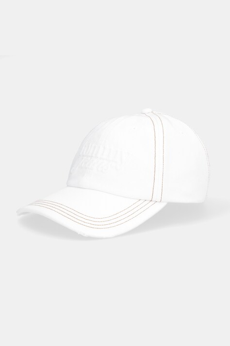 Tommy Jeans czapka z daszkiem bawełniana kolor biały AW0AW18511