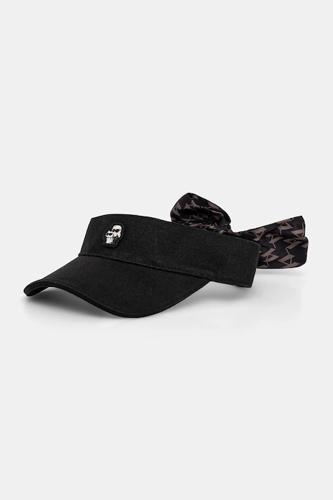 Γείσο Karl Lagerfeld IKON χρώμα: μαύρο, B1W33021