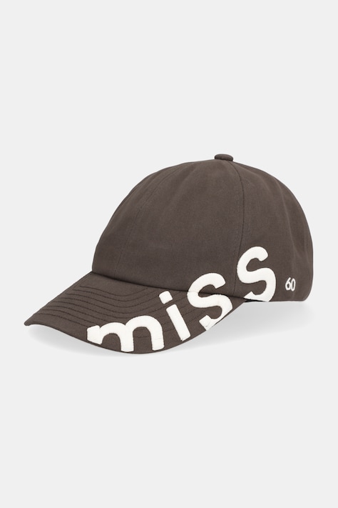 Miss Sixty czapka z daszkiem bawełniana kolor zielony 6S3HJ86400