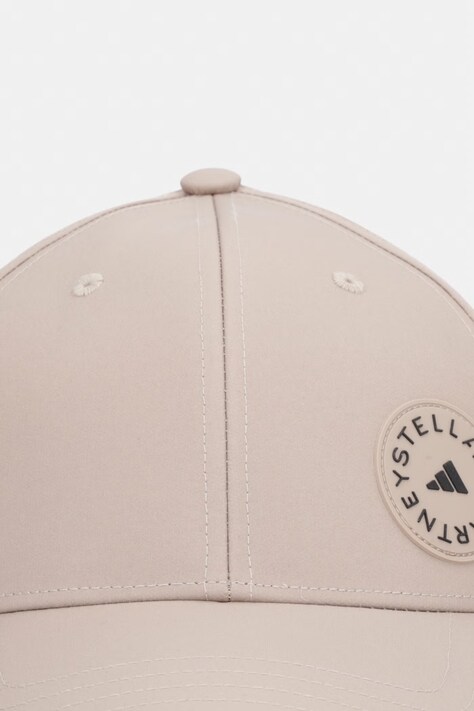 adidas by Stella McCartney czapka z daszkiem kolor brązowy KC4222