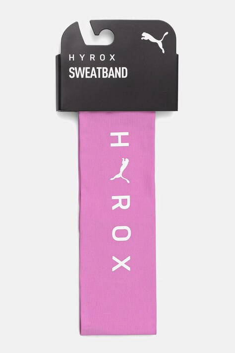Puma opaska na głowę damska Sweatband HYROX fioletowa 054850.D