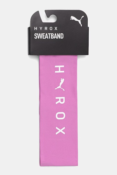 Puma opaska na głowę damska Sweatband HYROX fioletowa 054850.D