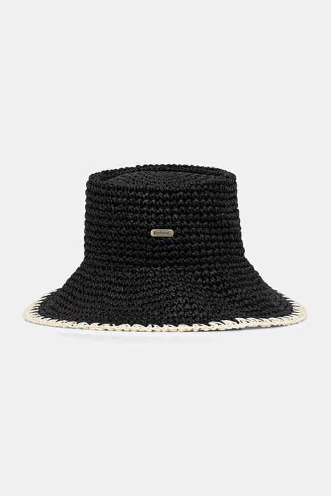 Barbour kapelusz damski Camille czarny LHA0626