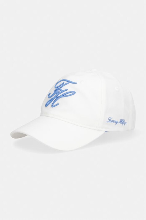 Tommy Hilfiger kapa sa šiltom pamučna SUMMER bijela AW0AW18338