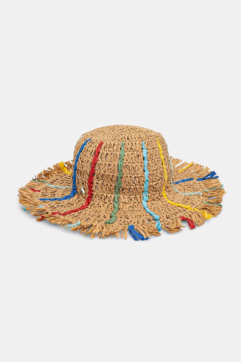 Patrizia Pepe kapelusz słomkowy damski beżowy 2F0149 V054