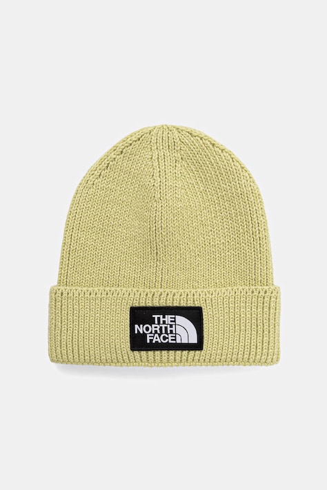 Čiapka The North Face TNF Logo Box zelená farba, NF0A8CHEG731