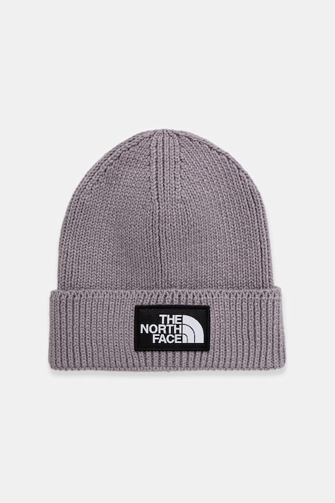 Čepice The North Face TNF Logo Box fialová barva, NF0A8CHEG7O1