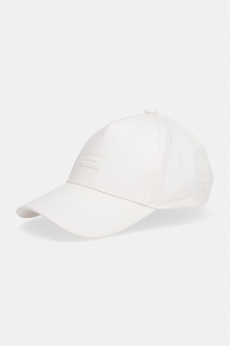 Armani Exchange czapka z daszkiem bawełniana kolor beżowy XW002370 AF15502