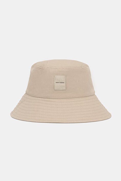 Armani Exchange Bucket klobuk ženski bombažni bež XW002387 AF15502