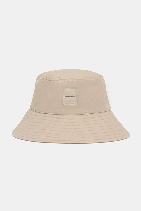 Armani Exchange Bucket klobuk ženski bombažni bež XW002387 AF15502