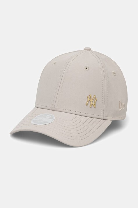New Era czapka z daszkiem FLAWLESS 9FORTY® kolor beżowy 60771743
