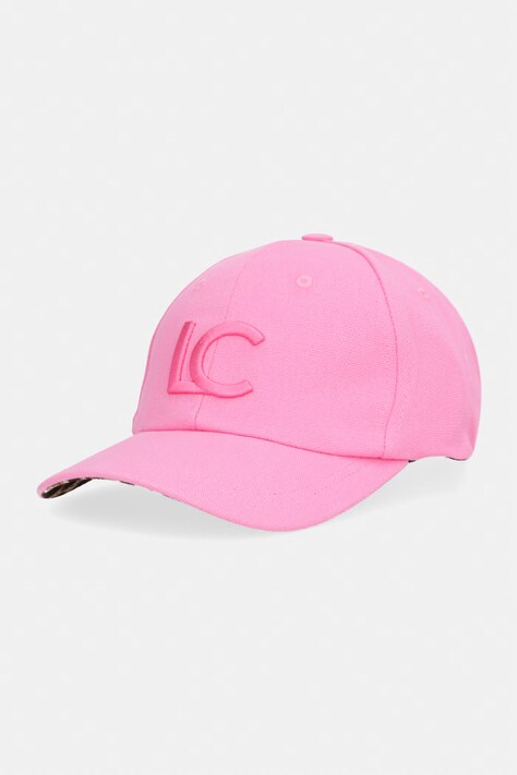 Lola Casademunt czapka z daszkiem bawełniana kolor różowy LS2607010