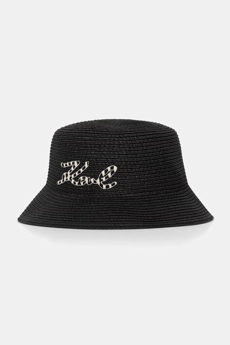 Karl Lagerfeld kapelusz damski K/SIGNATURE czarny B2W33026
