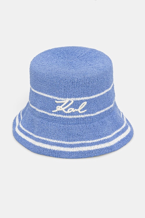 Karl Lagerfeld kapelusz damski K/SIGNATURE niebieski B2W46078