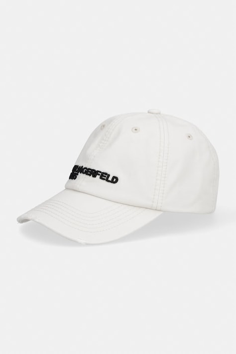 Καπέλο Karl Lagerfeld Jeans χρώμα: μπεζ, B2W33072
