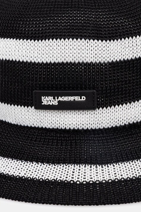 Капелюх Karl Lagerfeld Jeans — SS26-CAD089, чорний — фото 2