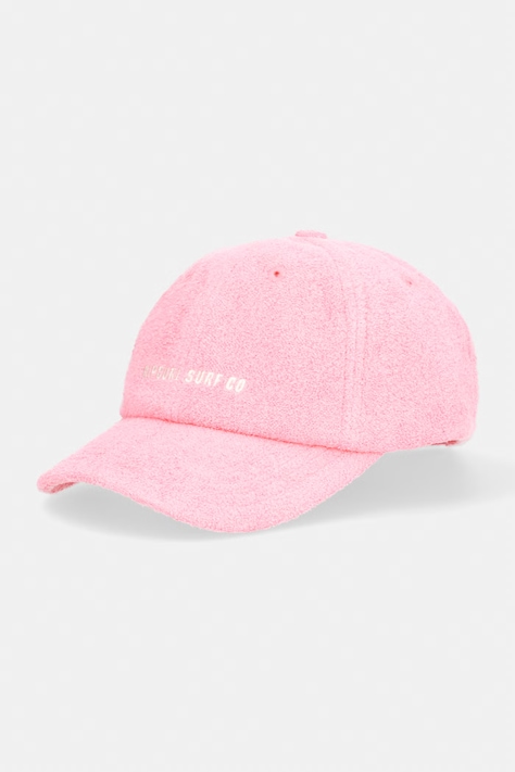 Rip Curl czapka z daszkiem damska bawełniana MIXED TERRY różowa 07FWHE